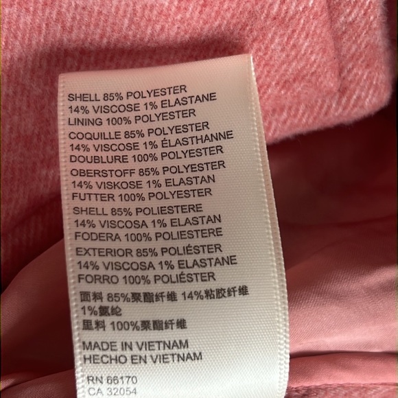 Free People Hannah Slouchy Oversized Pink Blazer Coat Size Small - Picture 6 of 16